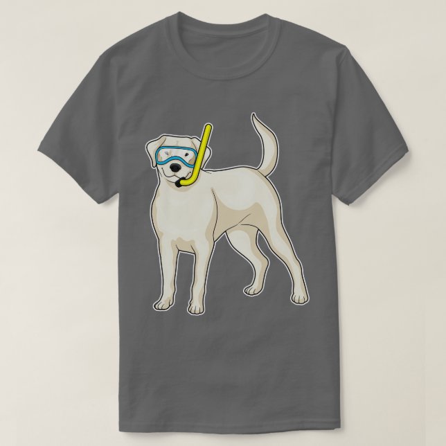 Retriever Diver Snorkel T-Shirt (Design Front)