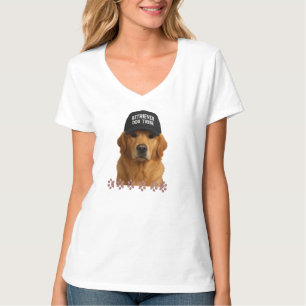 Retriever dog in cap T-Shirt