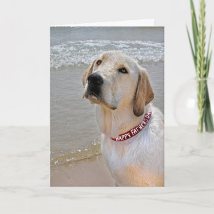 Retriever for Father's Day Card