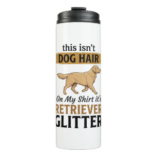 Retriever Glitter Funny Dog Lover Vintage Design_1 Thermal Tumbler