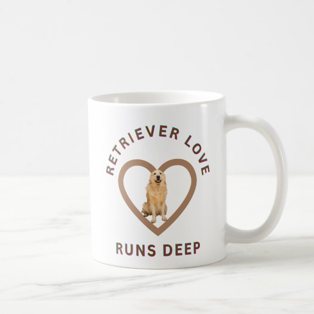 Retriever love runs deep coffee mug (Right)