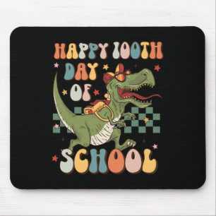Retro 100th Day Of School 100 Days Of School Cute Mouse Pad