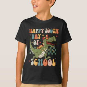 Retro 100th Day Of School 100 Days Of School Cute T-Shirt