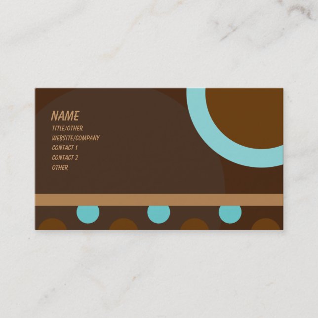 Retro 103 business card (Front)