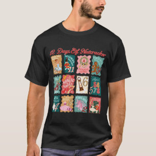 Retro 12 Days Of Nutcracker Ballet Fairy Plum Ging T-Shirt