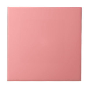 Retro 1950 era Coral Pink mid-century era #ff9999 Tile