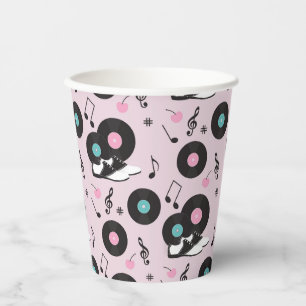 Retro 1950s Diner Birthday Paper Cups – Sock Hop R