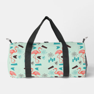 Retro 1950's Flamingo Print Cut Sew Bag