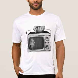 Retro 1950s Portable TV Mid-Century T-Shirt