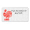 Retro 1950s Rooster Kitchen Labels
