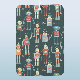 Retro 1950s Vintage Robot Car Air Freshener