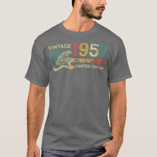 Retro 1957 birthday gift for men Guitar Player 65t T-Shirt
