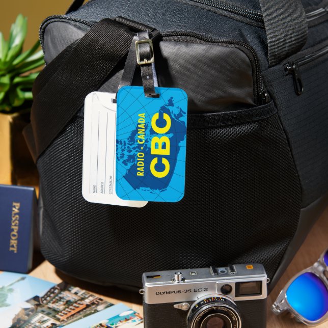 Retro 1958-1966 Logo Luggage Tag (Front & Back)