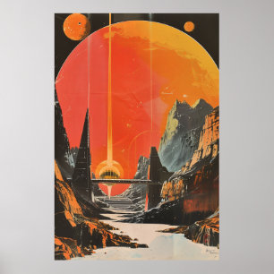 Retro 1960s Turistic Poster Art Print