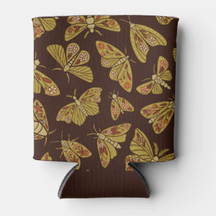 Retro 1970s Moths Can Cooler