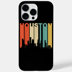 Retro 1970's Style Houston Texas Skyline  Case-Mate iPhone 14 Pro Max Case