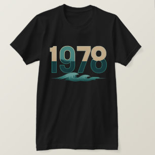 Retro 1978 Ocean Wave Graphic Tee