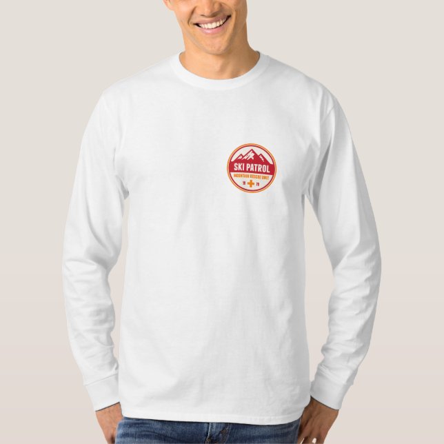 Retro 1979 Ski Patrol Long Sleeve T-shirt (White) (Front)