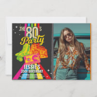 Retro 1980s Birthday Eighties Party Photo