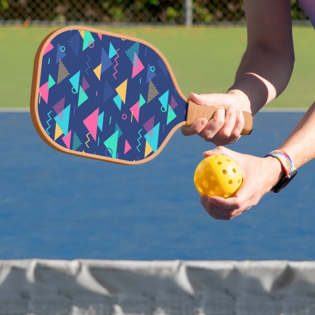 Retro 1980's Pattern Pickleball Paddle (Insitu)