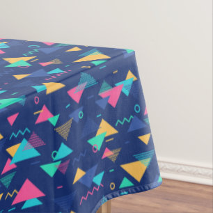 Retro 1980's Pattern Tablecloth