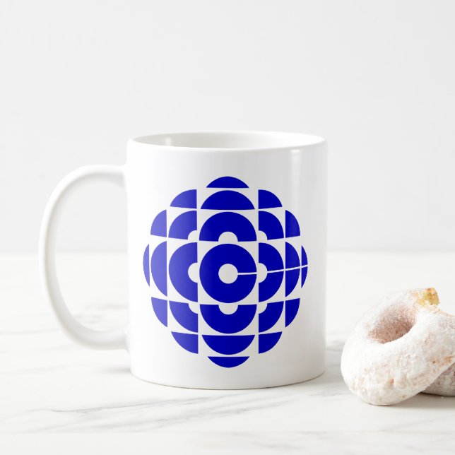 Retro 1986-1992 - Blue Coffee Mug (With Donut)