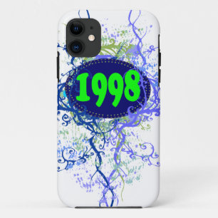 Retro 1998 Birthday and Since (Purple, Black) Case-Mate iPhone Case