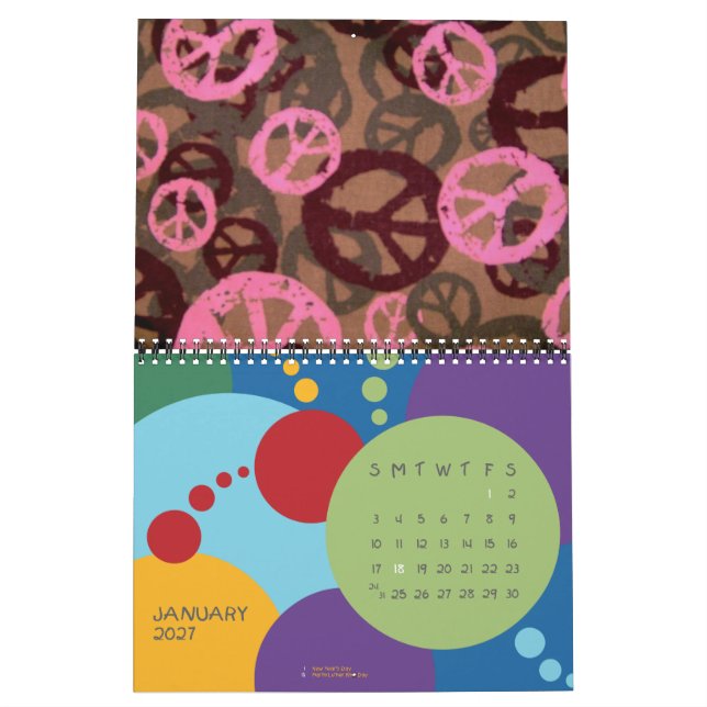 Retro-2010 Calendar (Jan 2027)