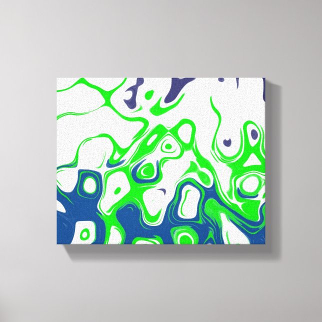 Retro 2059 abstract design art canvas print (Front)