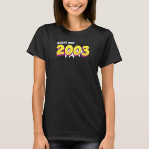 Retro 20th birthday in Pop Art Comic Book Style Aw T-Shirt