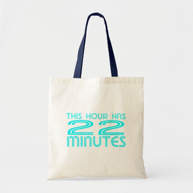 Retro - 22 Minutes Tote Bag (Front)
