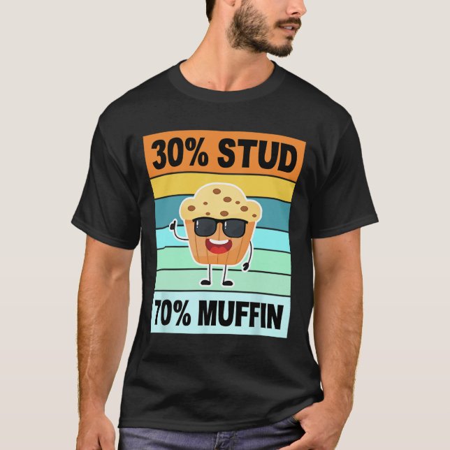 Retro 30 Stud 70 Muffin Shirt Stud Muffin Shirt Va (Front)