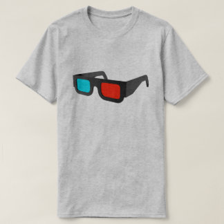 Retro 3D Glasses Graphic T-Shirt