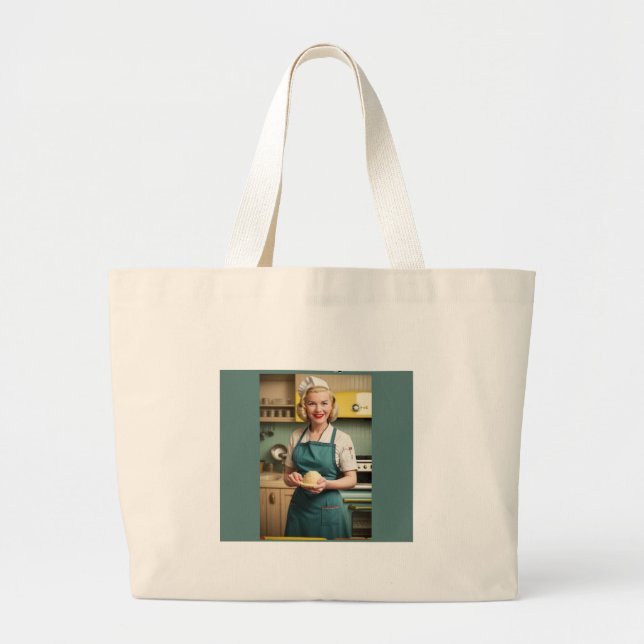 Retro 40s-Inspired Tote Bag (Front)