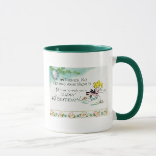 Retro 40th Birthday Mug