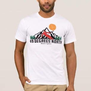 Retro 49 Degrees North Ski T-Shirt