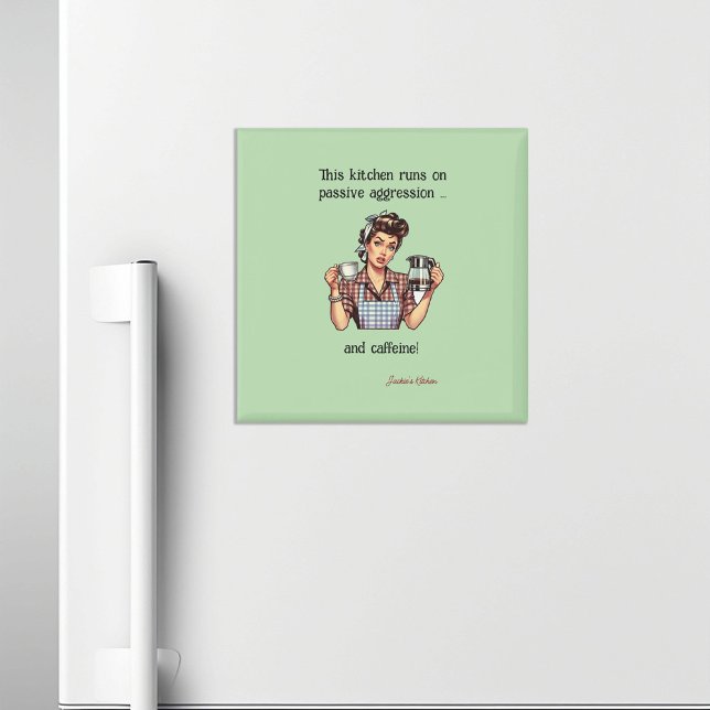 Retro 50’s Sarcastic Refrigerator  Magnet (Creator Uploaded)