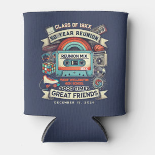 Retro 50 Year High School Reunion 70's – Cassette Can Cooler