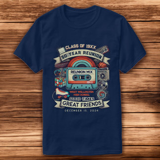 Retro  50 Year High School Reunion Vintage Class T-Shirt