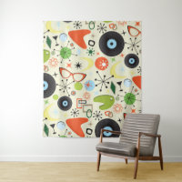 Retro 50's 60's Vintage Fashion Pattern Party