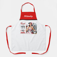 Retro 50s Glam Housewife Funny Sarcastic Humour