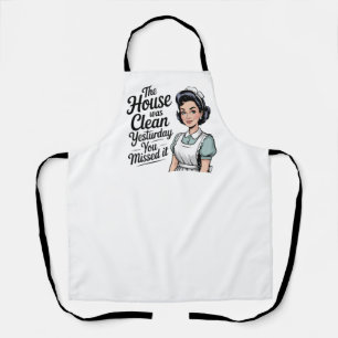 Retro 50s Housewife Funny Apron