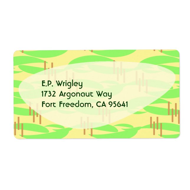 Retro 50's Lemon Lime Label (Front)