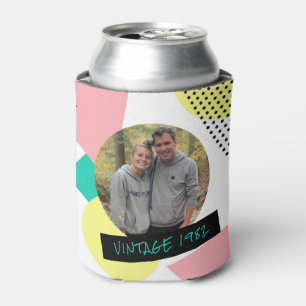 Retro 50th Birthday Photo 80's 90's Cool Can Cool Cooler