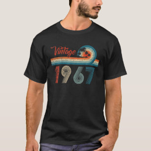 Retro 55 Birthday Gifts Vintage 1967 55 Year Old T-Shirt