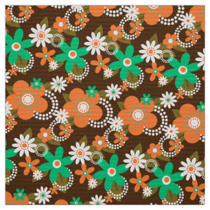 retro 60s 70s flower fabric v2