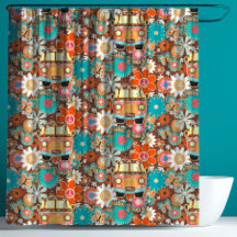 RETRO 60s 70s Hippy Van Feeling Groovy Floral 