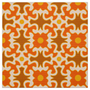 retro 60s 70s mod pattern fabric
