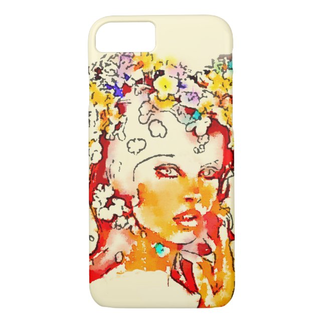 Retro 60s Babe Iphone Case (Back)