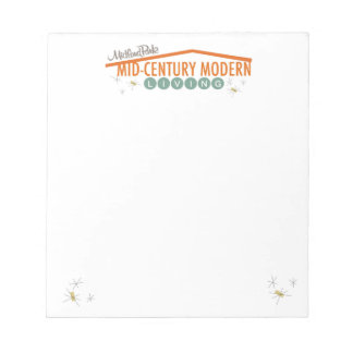 Retro 60s Mid-Century Modern Notepad